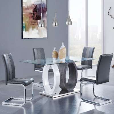 Modern good quality dining set table and chair model D1628DT | D915DC